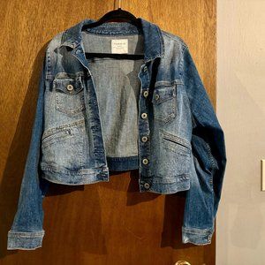 Torrid Cropped Jean Jacket Size 1